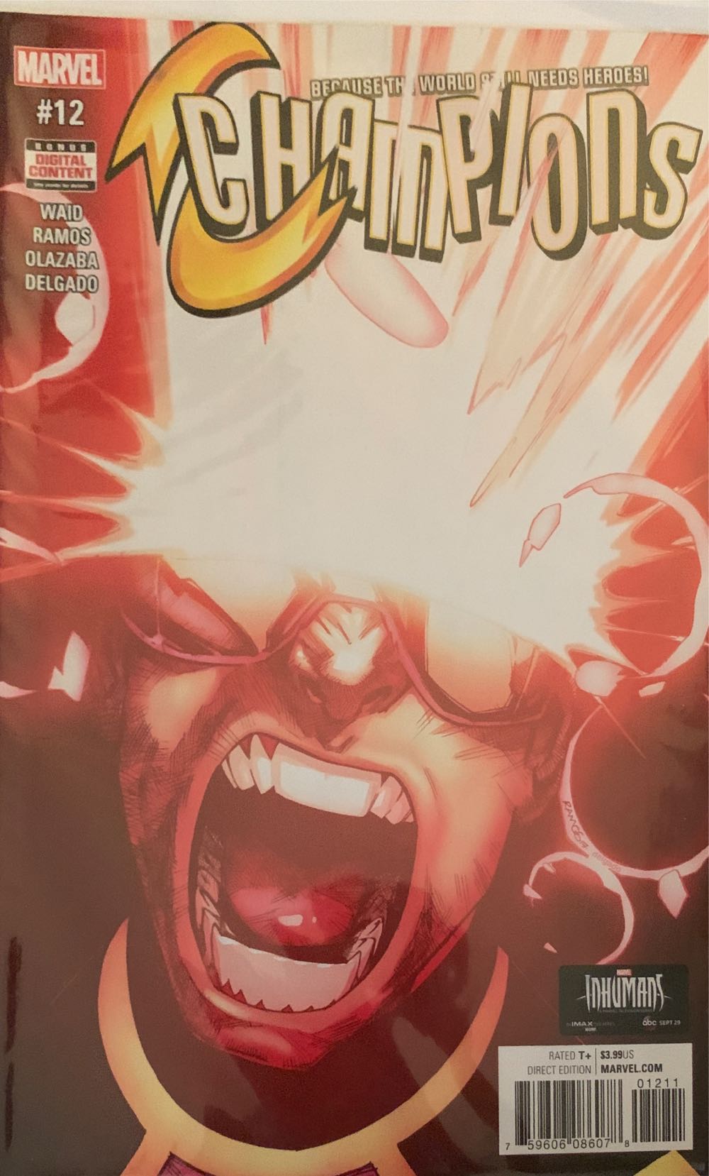 Champions (2017) - Marvel Comics (12 - Sep 2017) comic book collectible [Barcode 75960608607801211] - Main Image 2