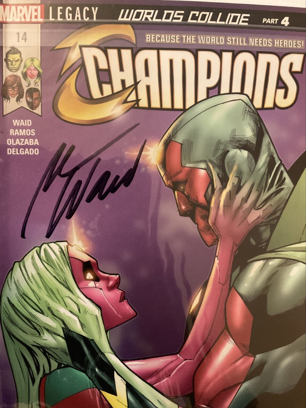Champions - Marvel Comcs (14 - Nov 2017) comic book collectible [Barcode 75960608607801411] - Main Image 2