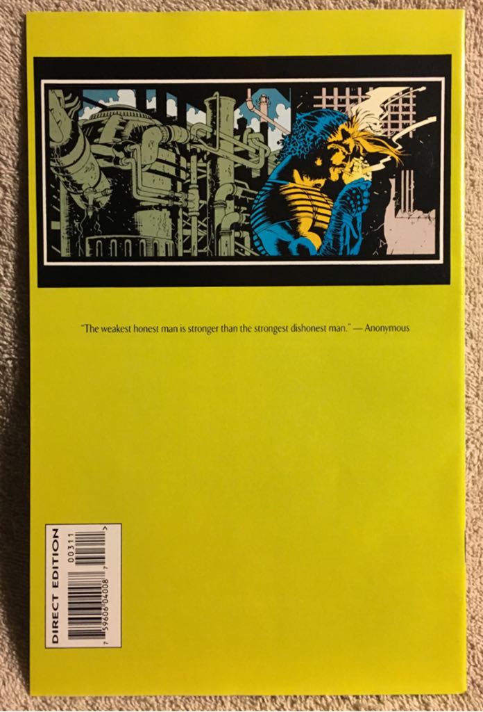 Untamed (1993) - Epic Comics (3 - Aug 1993) comic book collectible [Barcode 9780981534244] - Main Image 2