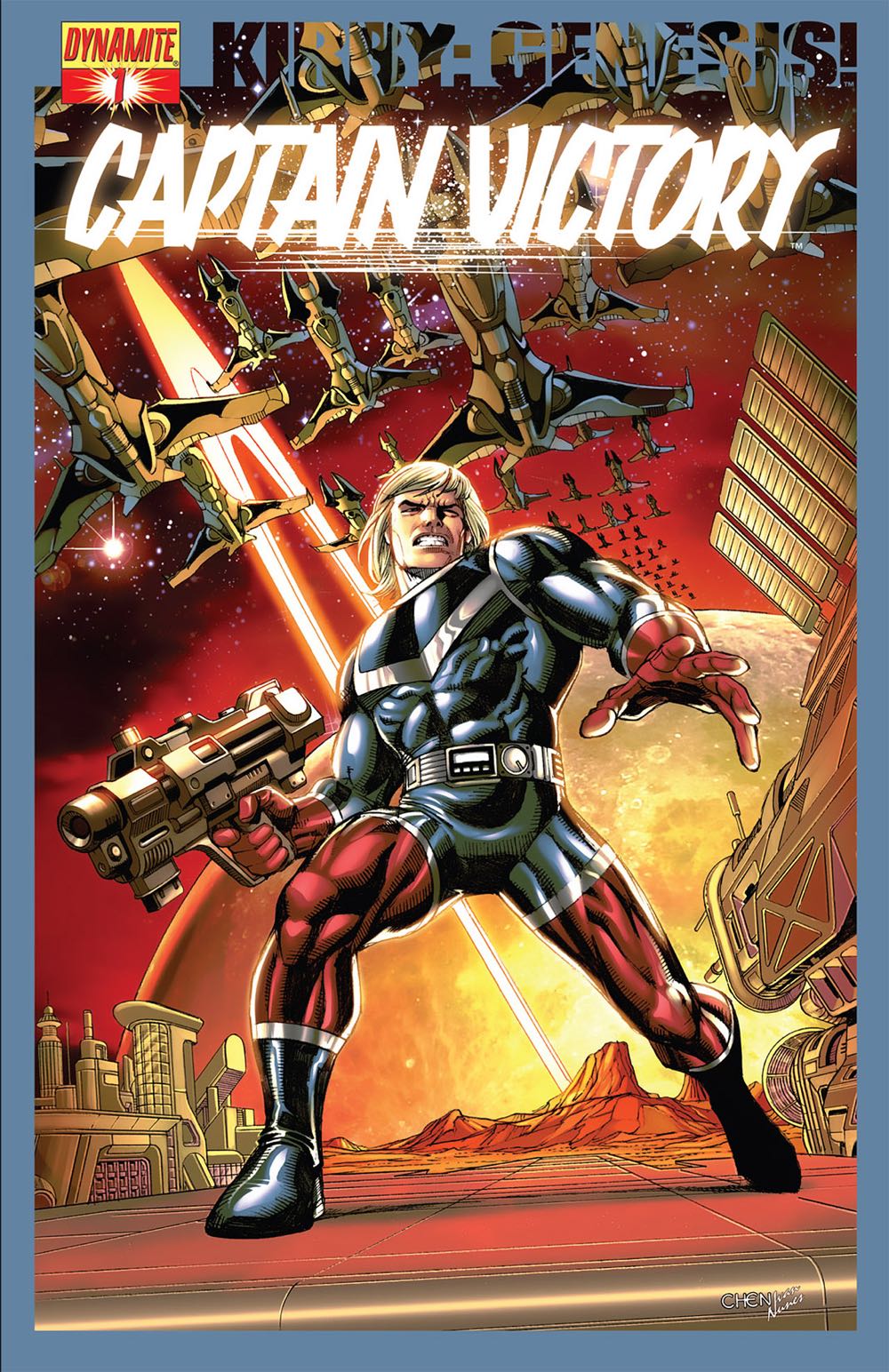 Kirby: Genesis Captain Victory - Dynamite Comics (2 - Apr 2012) comic book collectible [Barcode 725130183972] - Main Image 3