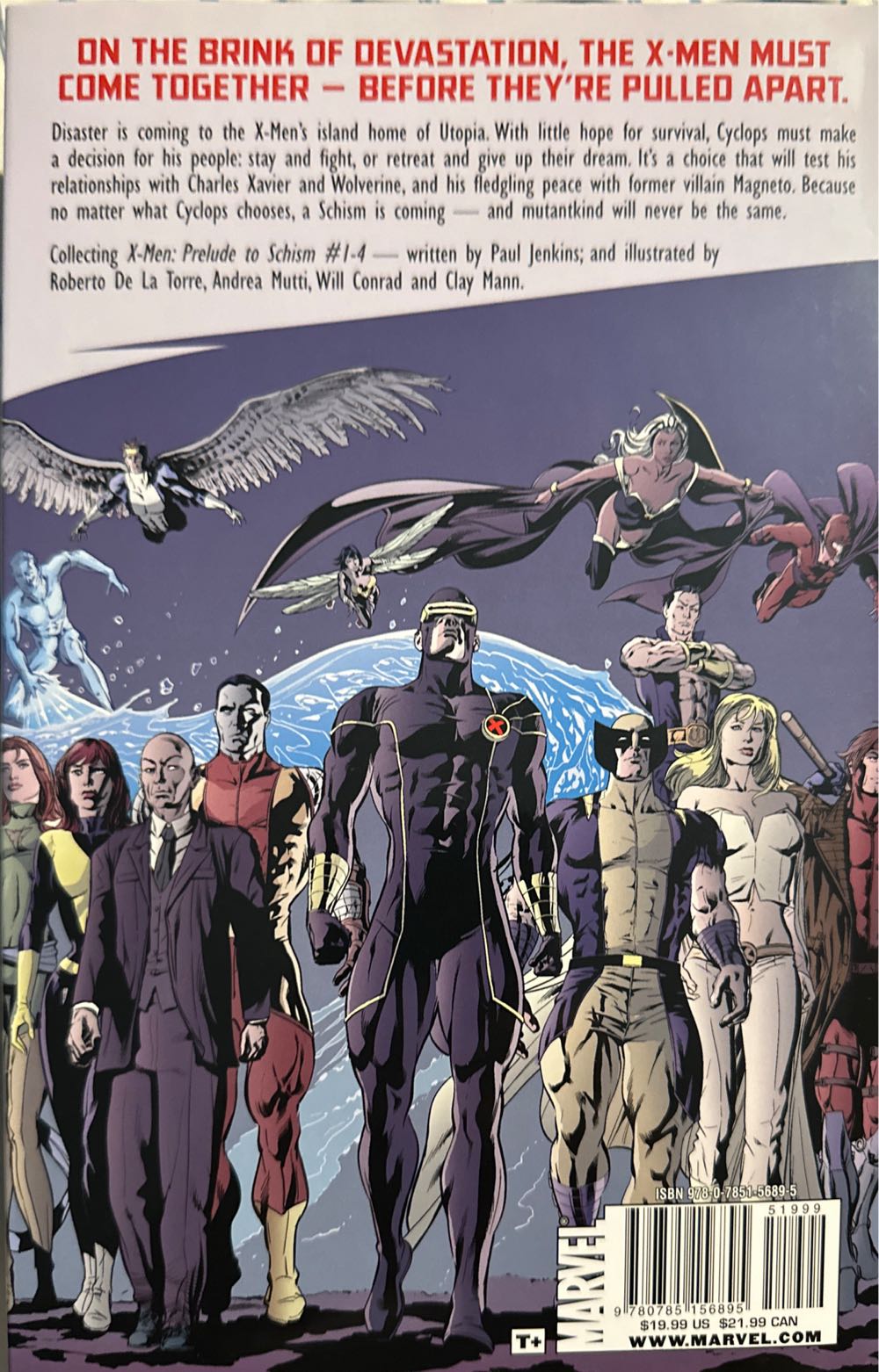 X-Men: Prelude To Schism - Marvel Comics Group (1-4) comic book collectible [Barcode 9780785156895] - Main Image 2