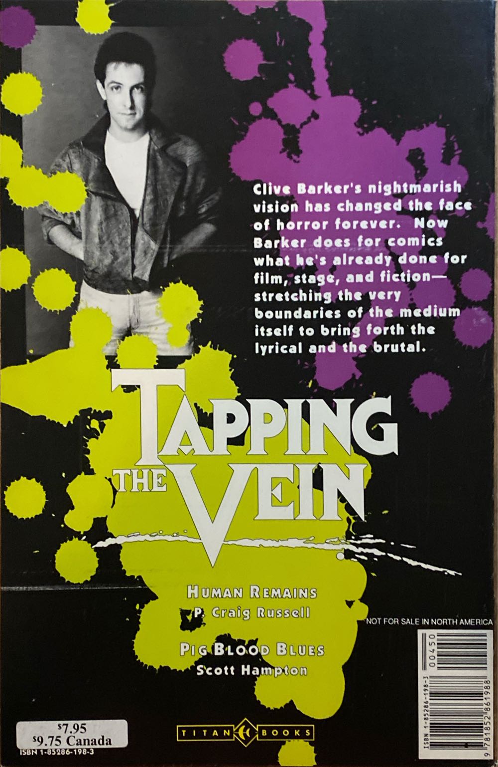 Clive Barker’s Tapping The Vein - Eclipse Books (1) comic book collectible - Main Image 2