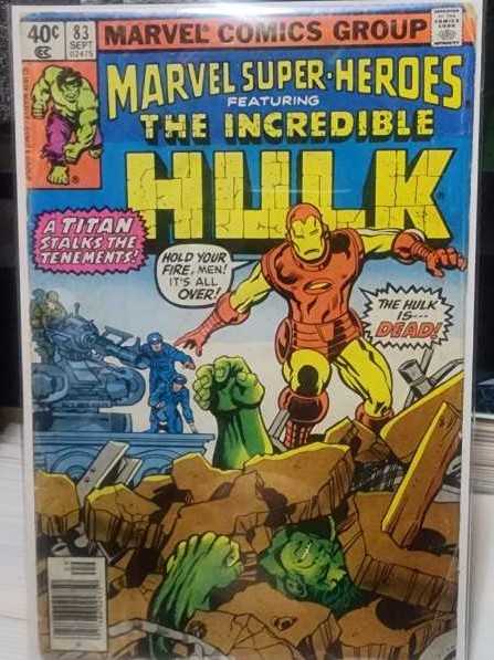 Marvel Super-Heroes Featuring The Incredible Hulk #83 - Marvel Comics Group (83 - Sep 1979) comic book collectible [Barcode 071486024750] - Main Image 2