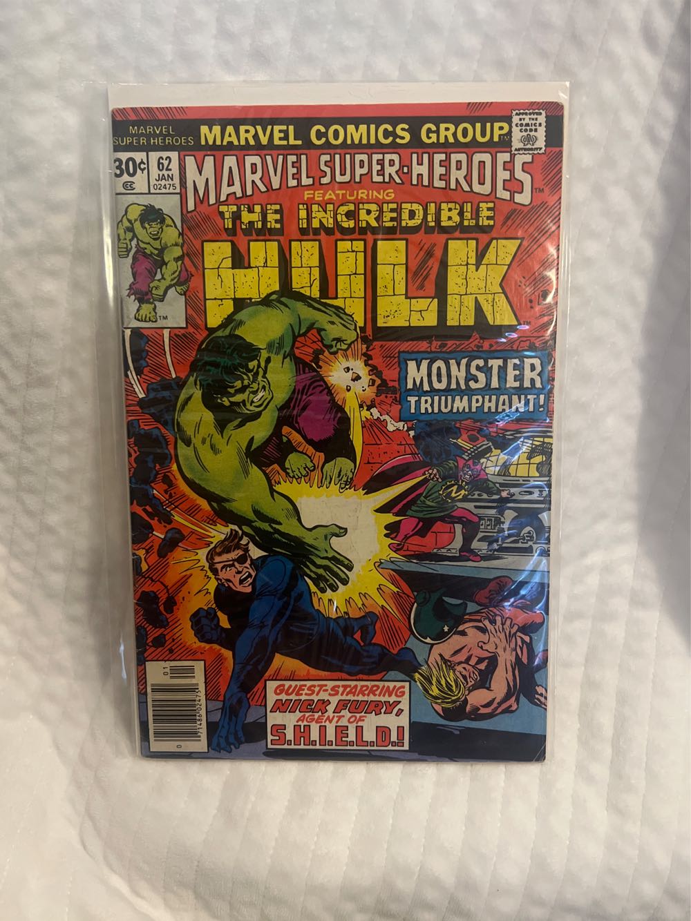Marvel Super-Heroes Featuring The Incredible Hulk (62 - Jan 1962) comic book collectible - Main Image 2