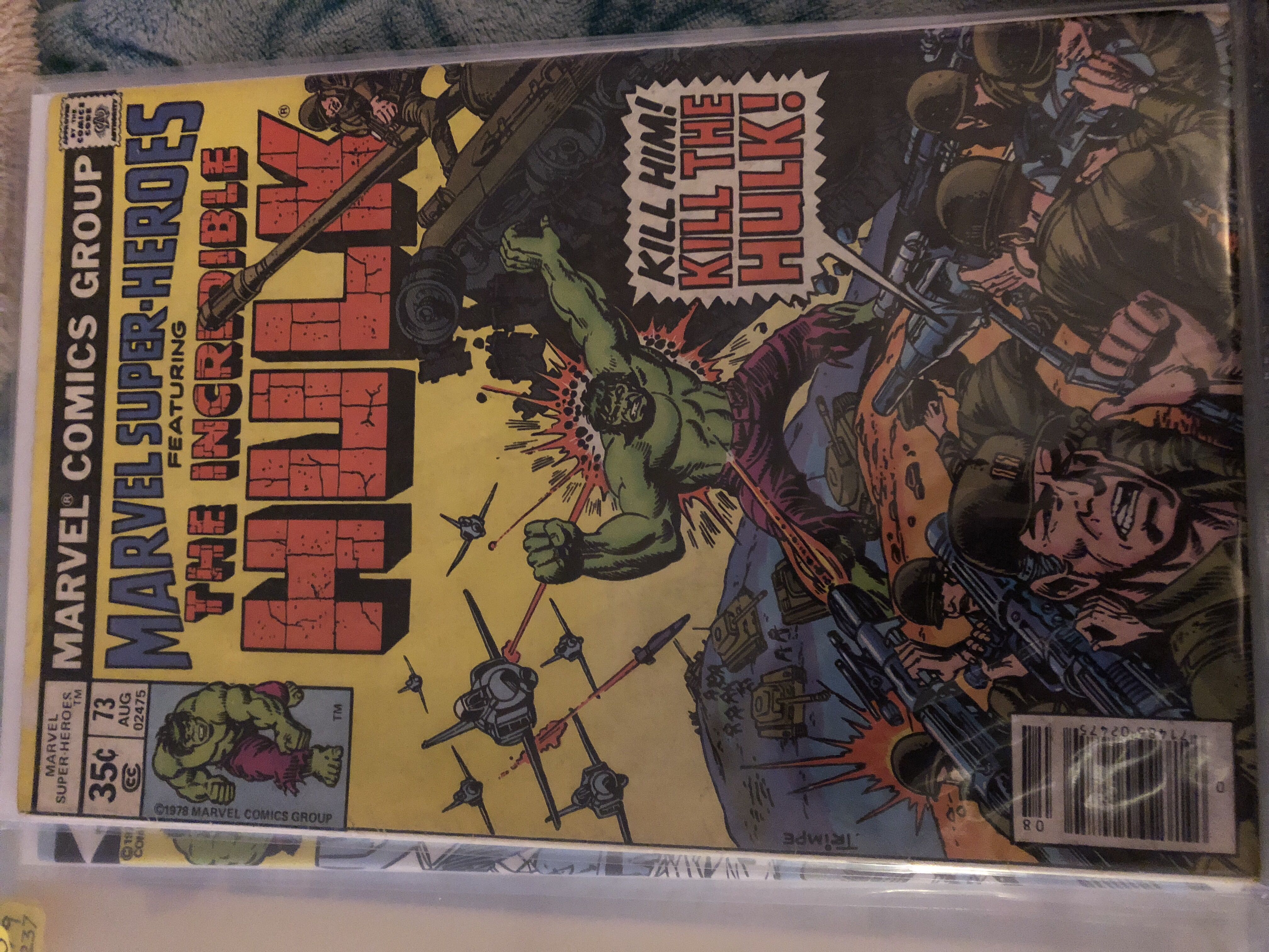 Marvel Super-Heroes Featuring The Incredible Hulk #73 - Marvel Comics Group (73 - Aug 1978) comic book collectible [Barcode 071486024750] - Main Image 2