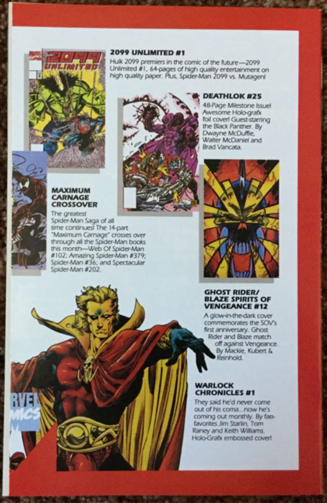 Hellstorm Prince of Lies - Marvel Comics (3 - 06/1993) comic book collectible - Main Image 2