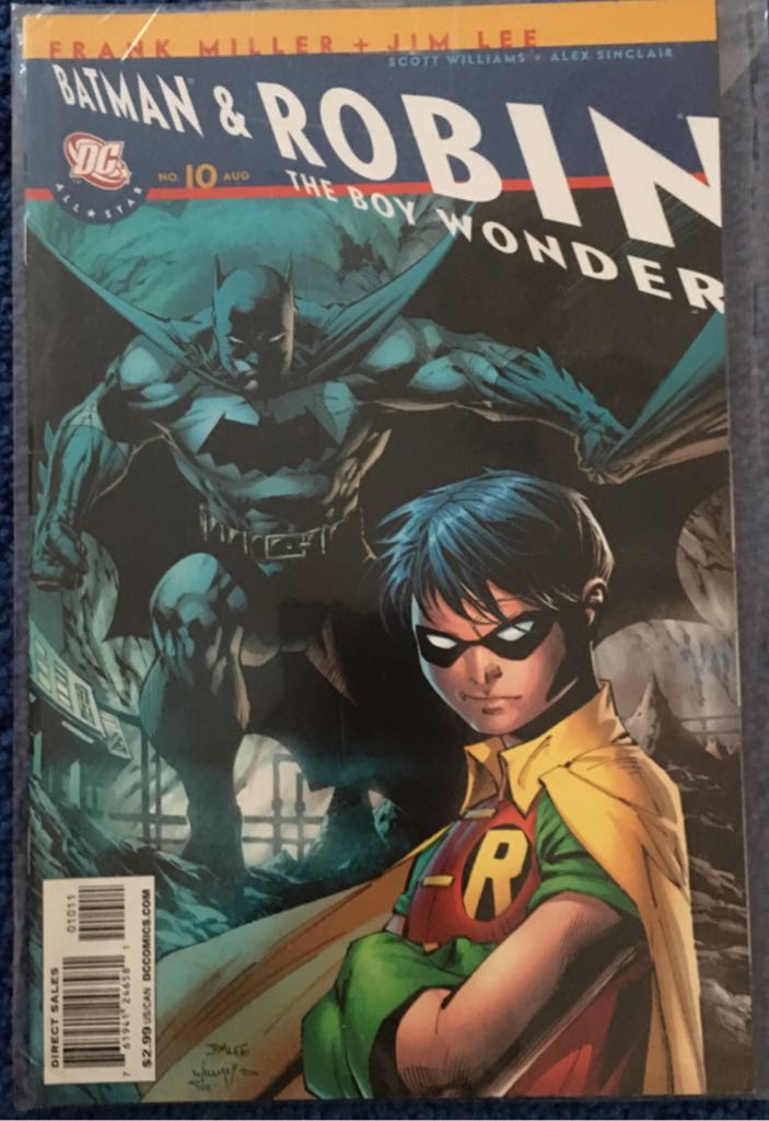 All-Star Batman & Robin The Boy Wonder - DC Comics (10 - Jun 2008) comic book collectible [Barcode 76194124658101011] - Main Image 1