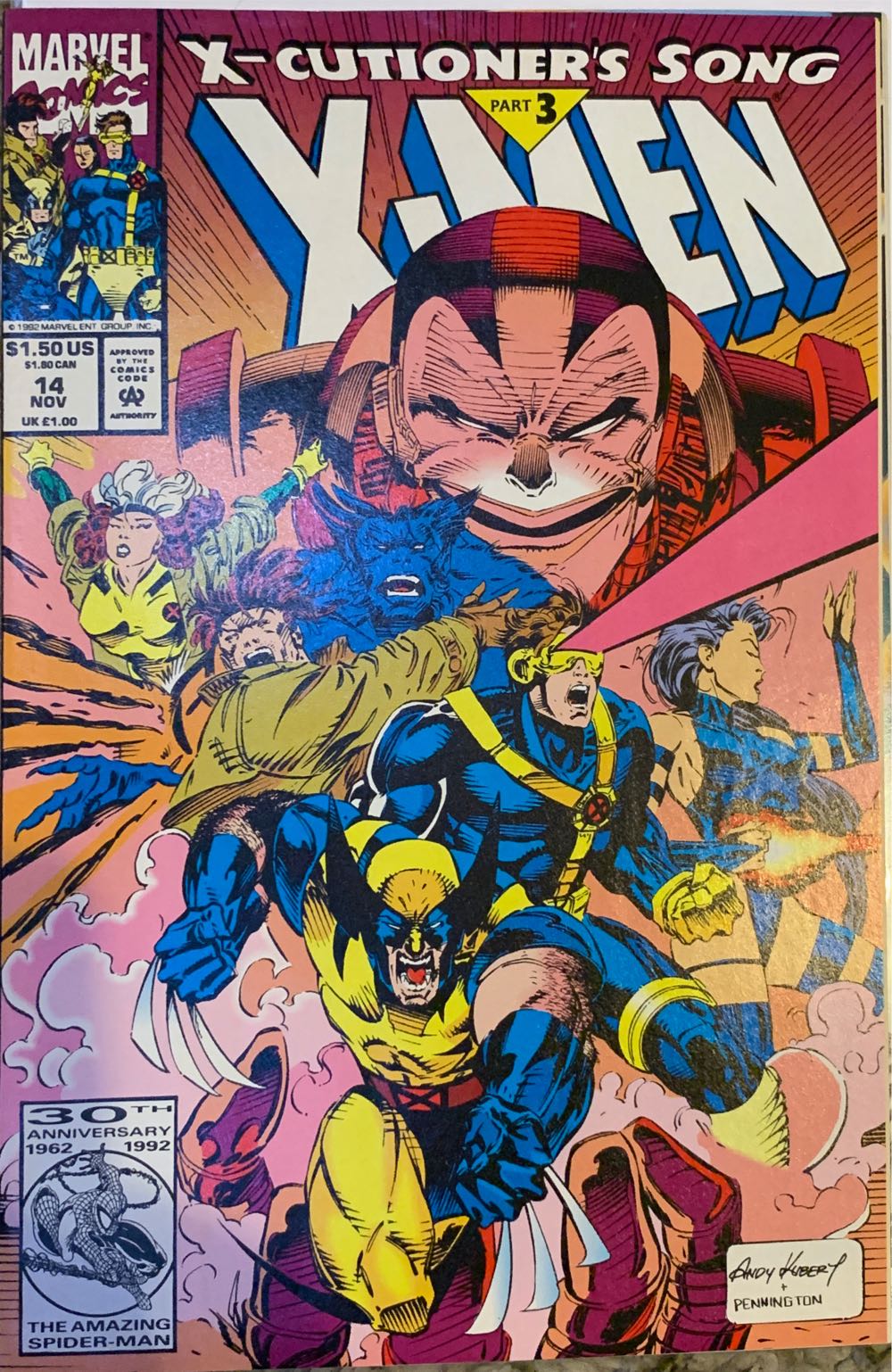X-men X-Cutioner’s Song (14) comic book collectible - Main Image 2