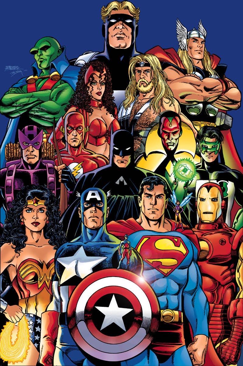 ZX-LS JLA/Avengers - DC / Marvel (1-4 - Sep 2003) comic book collectible [Barcode 759606113897] - Main Image 3