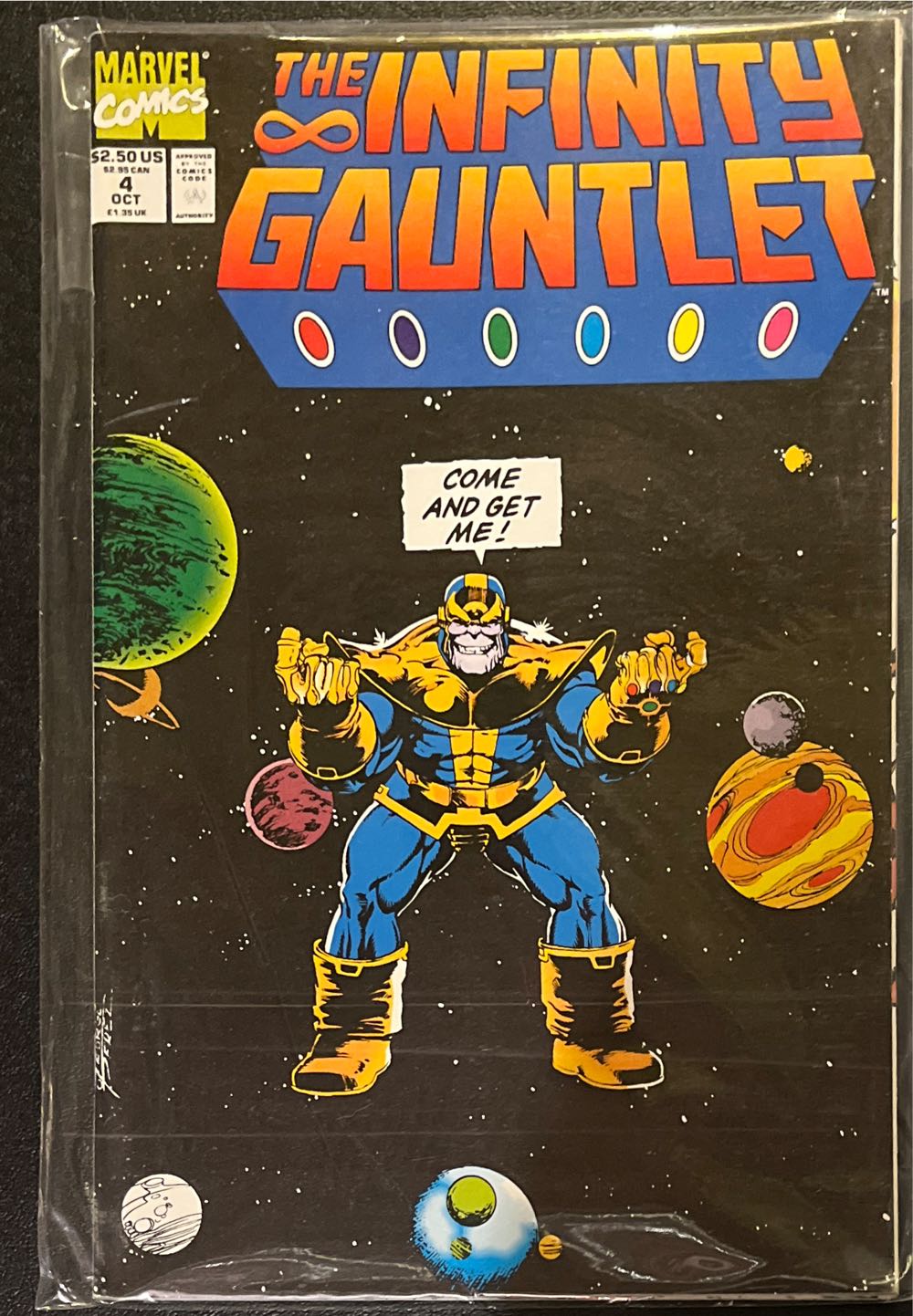 The Infinity Gauntlet #4 - Marvel Comics (4 - Oct 1991) comic book collectible - Main Image 2