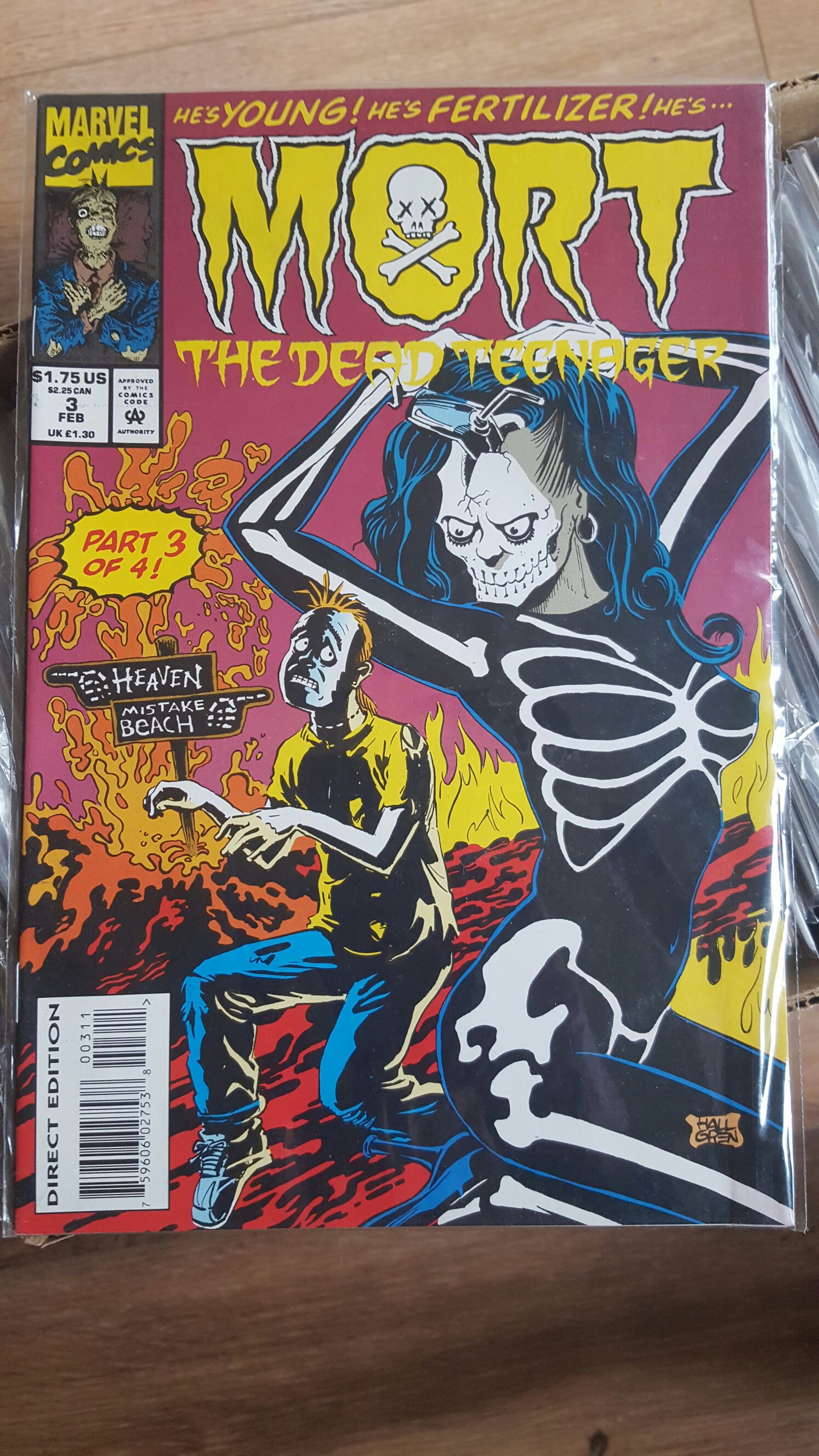 Mort: The Dead Teenager  (3) comic book collectible [Barcode 759606027538] - Main Image 1