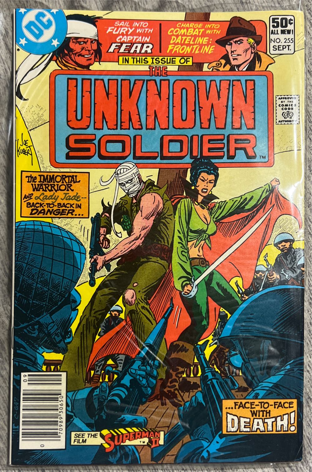 The Unknown Soldier - DC (255 - Sep 1981) comic book collectible [Barcode 070989306509] - Main Image 2