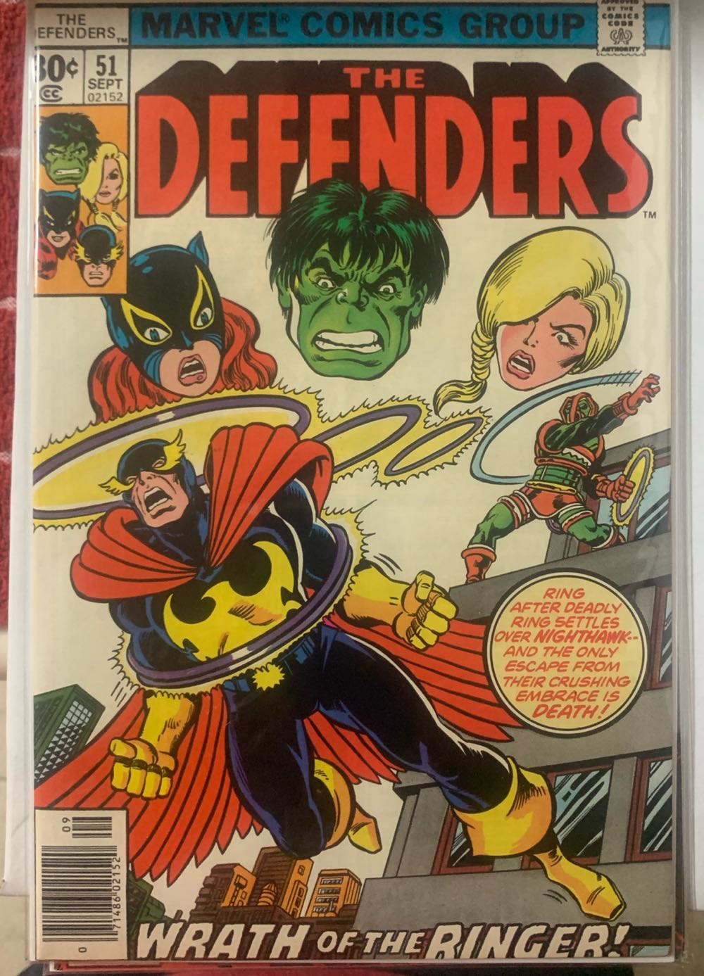 The Defenders 51 - Marvel Comics (51 - Sep 1977) comic book collectible [Barcode 071486029182] - Main Image 3