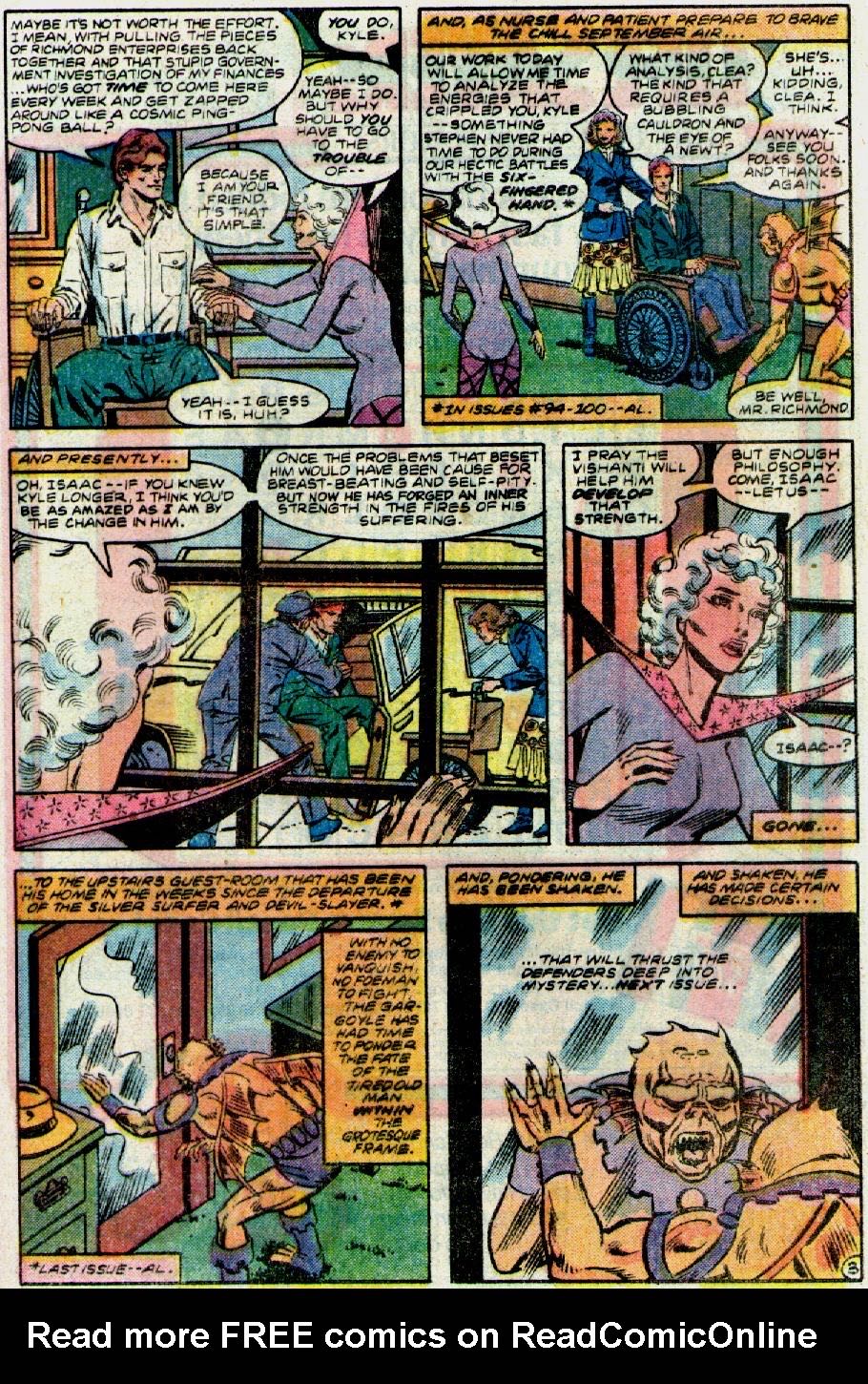 The Defenders - Marvel (102 - Dec 1981) comic book collectible - Main Image 3