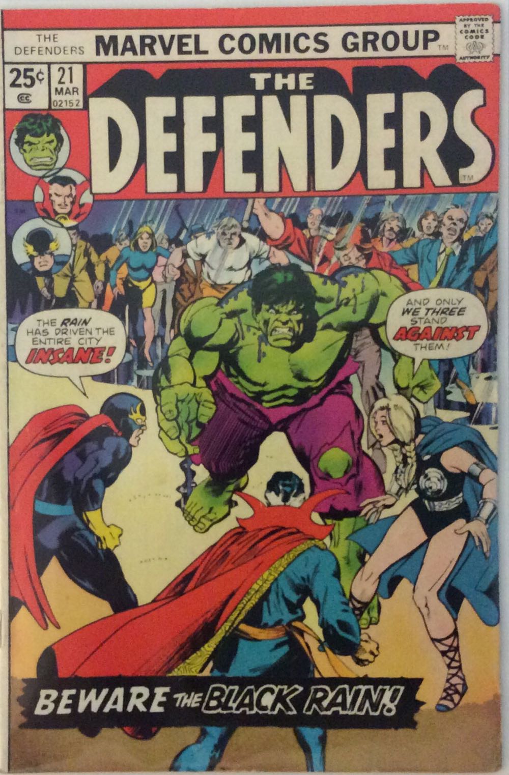 The Defenders - Marvel (21 - Mar 1975) comic book collectible - Main Image 2