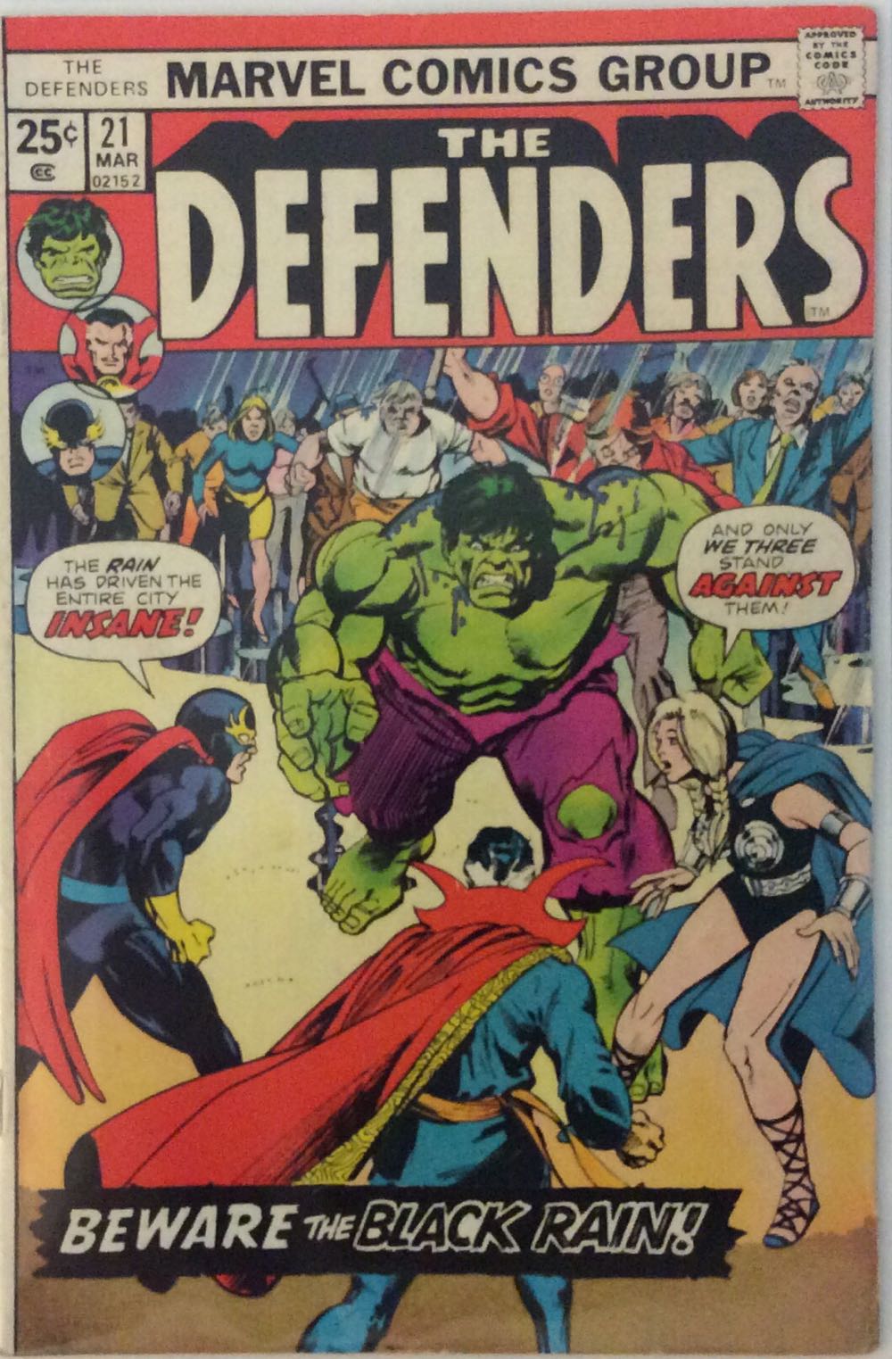 The Defenders - Marvel Comics (21 - Mar 1975) comic book collectible - Main Image 2