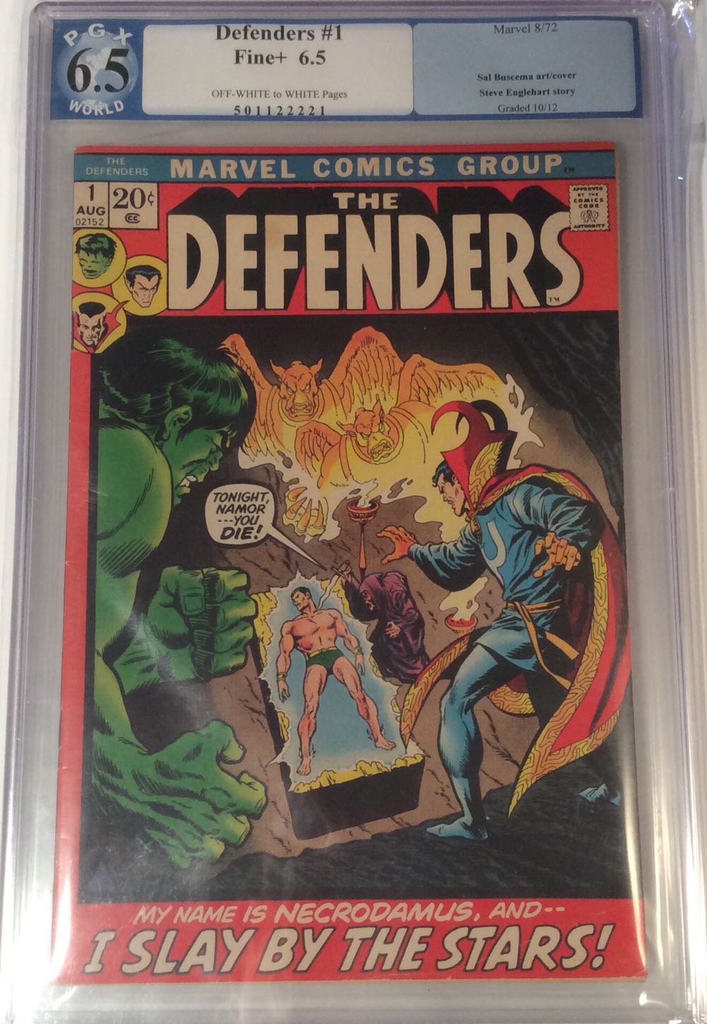 The Defenders - Marvel Comics (1 - Aug 1972) comic book collectible [Barcode 071486029182] - Main Image 2