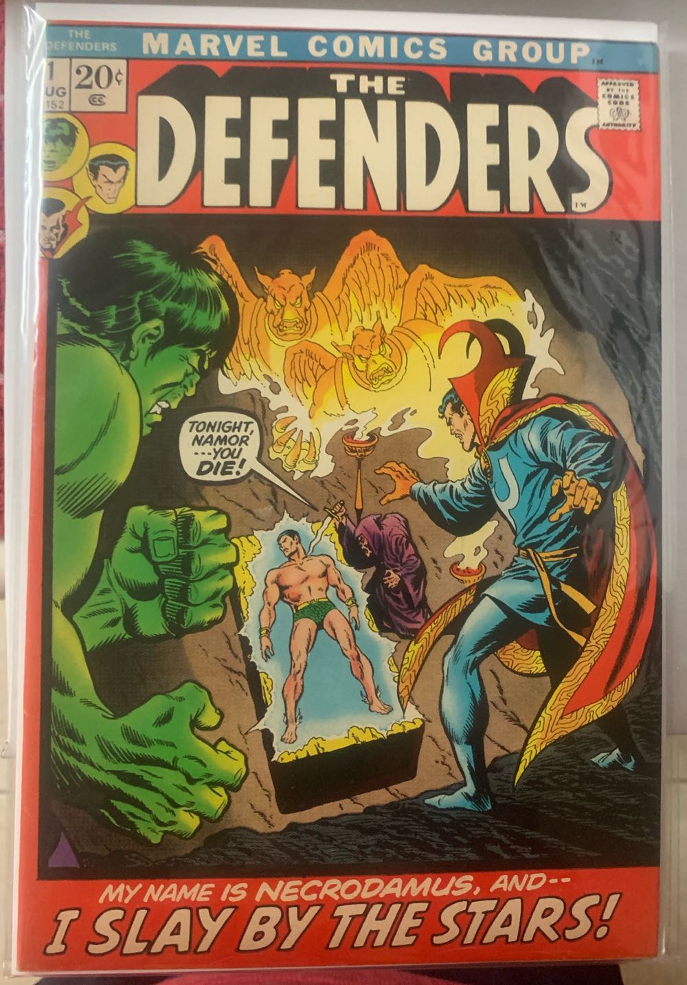 The Defenders - Marvel Comics (1 - Aug 1972) comic book collectible [Barcode 071486029182] - Main Image 3