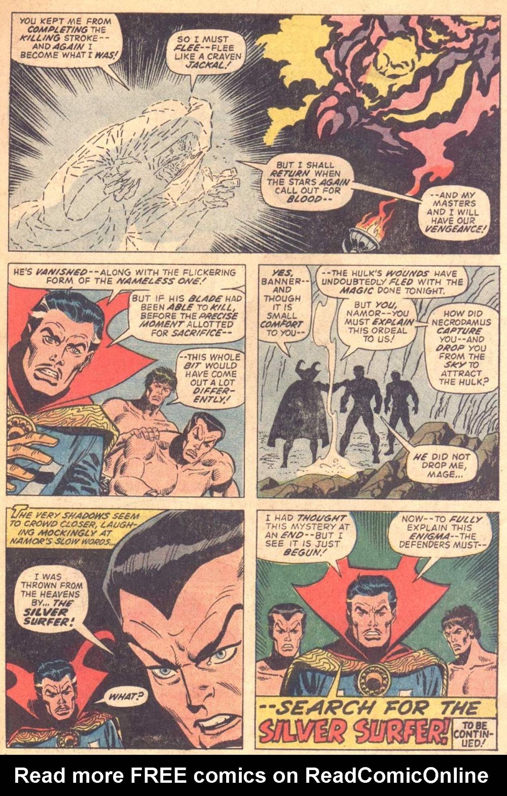 The Defenders - Marvel Comics (1 - Aug 1972) comic book collectible [Barcode 071486029182] - Main Image 4