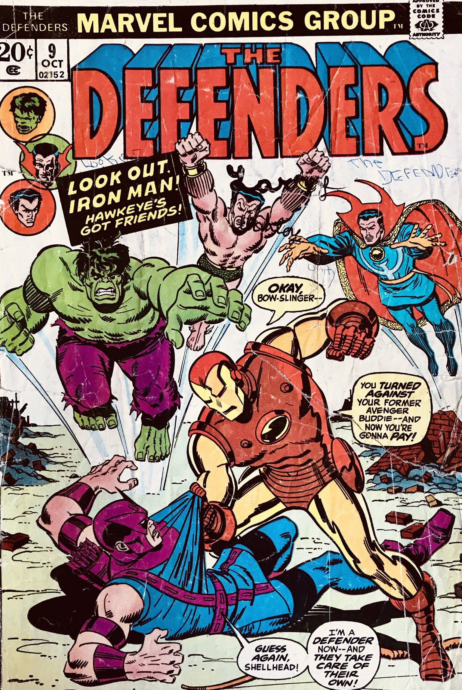 The Defenders (Vol. 1) - Marvel Comics (9 - 10/1973) comic book collectible - Main Image 2