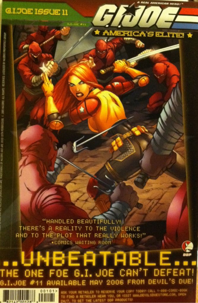 G.I. Joe: America’s Elite! The Hunt For Cobra Commander - Devil’s Due Publishing (1 - May 2006) comic book collectible [Barcode 82771400148815811] - Main Image 2
