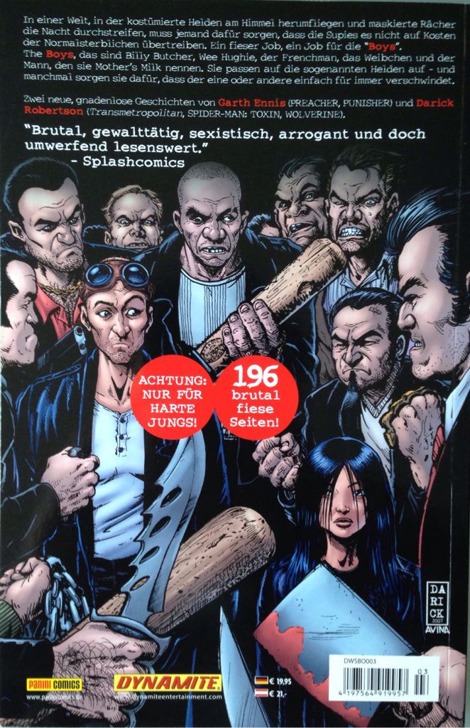 The Boys: Streicheleinheiten - Dynamite (3) comic book collectible - Main Image 2