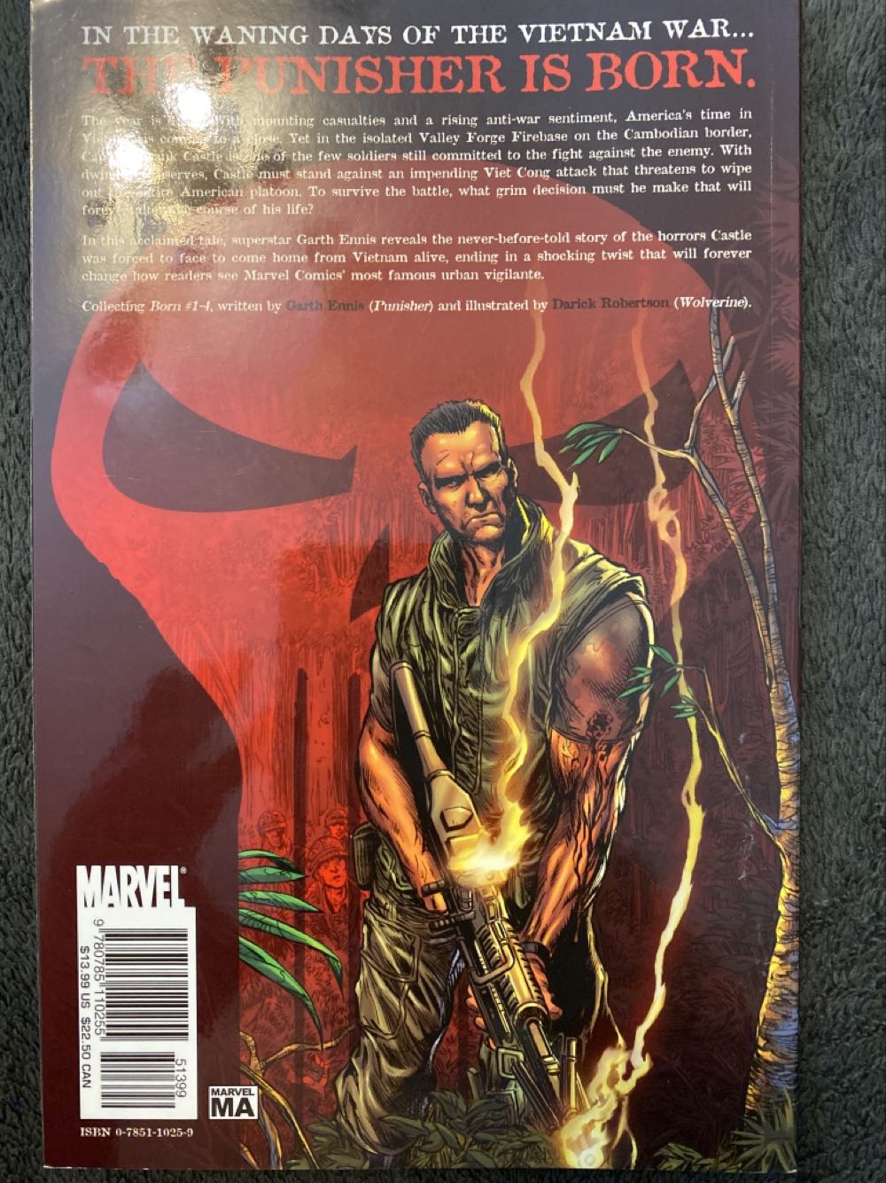 The Punisher: Born - Marvel Comics (1-4 - Oct 2004) comic book collectible [Barcode 978078511025551399] - Main Image 2