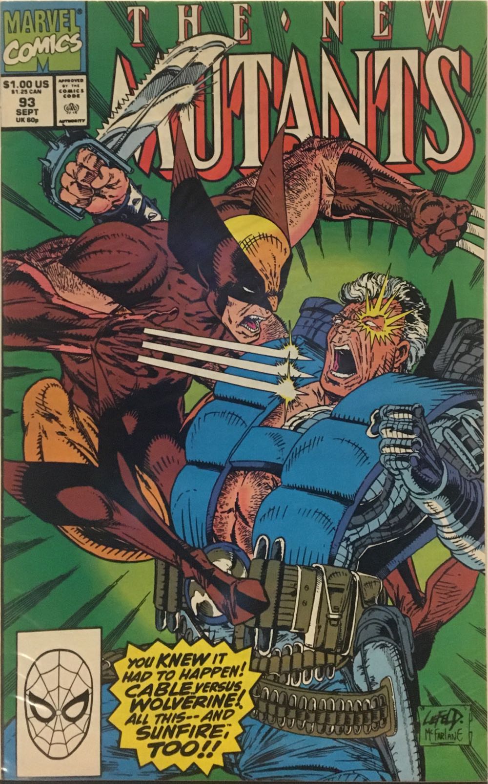 The New Mutants - Marvel Comics (93 - Sep 1990) comic book collectible - Main Image 2
