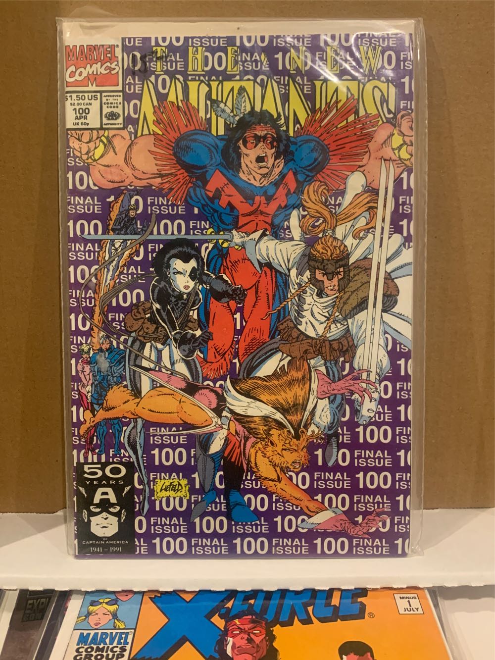 The New Mutants - Marvel Comics (100 - Apr 1991) comic book collectible - Main Image 3