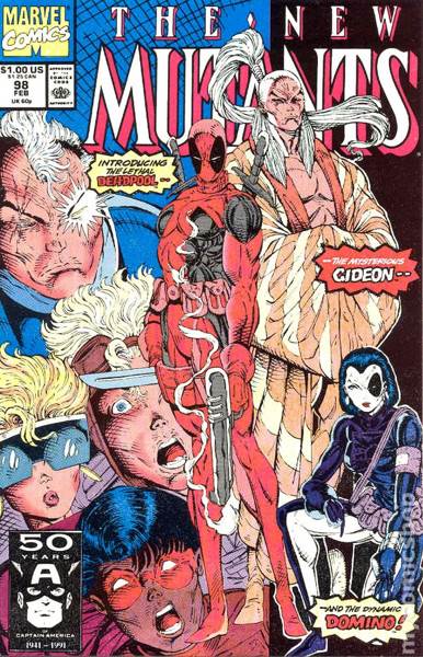 The New Mutants - Marvel Comics (98 - Feb 1991) comic book collectible [Barcode 071486022077] - Main Image 2