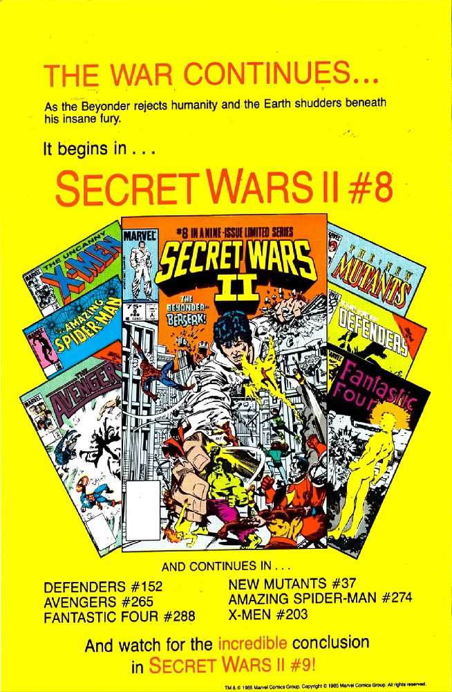 The New Mutants - Marvel (36 - Feb 1986) comic book collectible - Main Image 2