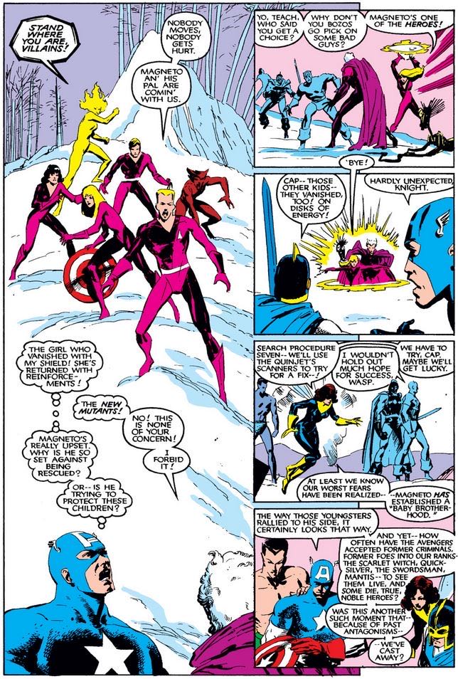 The New Mutants - Marvel Comics (40 - Jun 1986) comic book collectible [Barcode 07474601] - Main Image 2