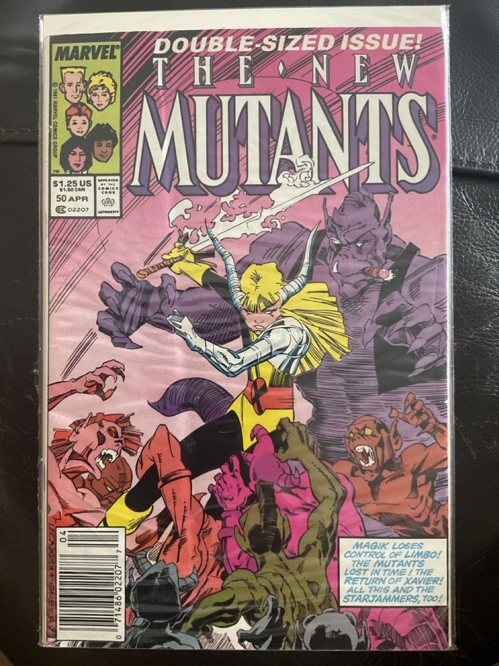 New Mutants - Marvel (50 - Apr 1987) comic book collectible [Barcode 071486022077] - Main Image 2