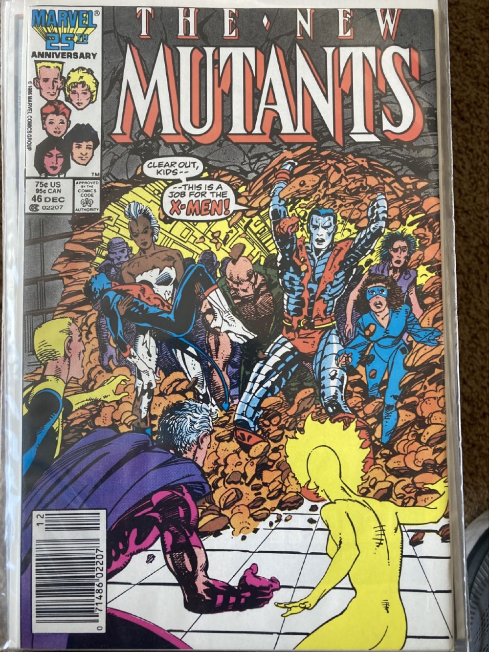 New Mutants - Marvel (46 - Dec 1986) comic book collectible [Barcode 071486022077] - Main Image 2
