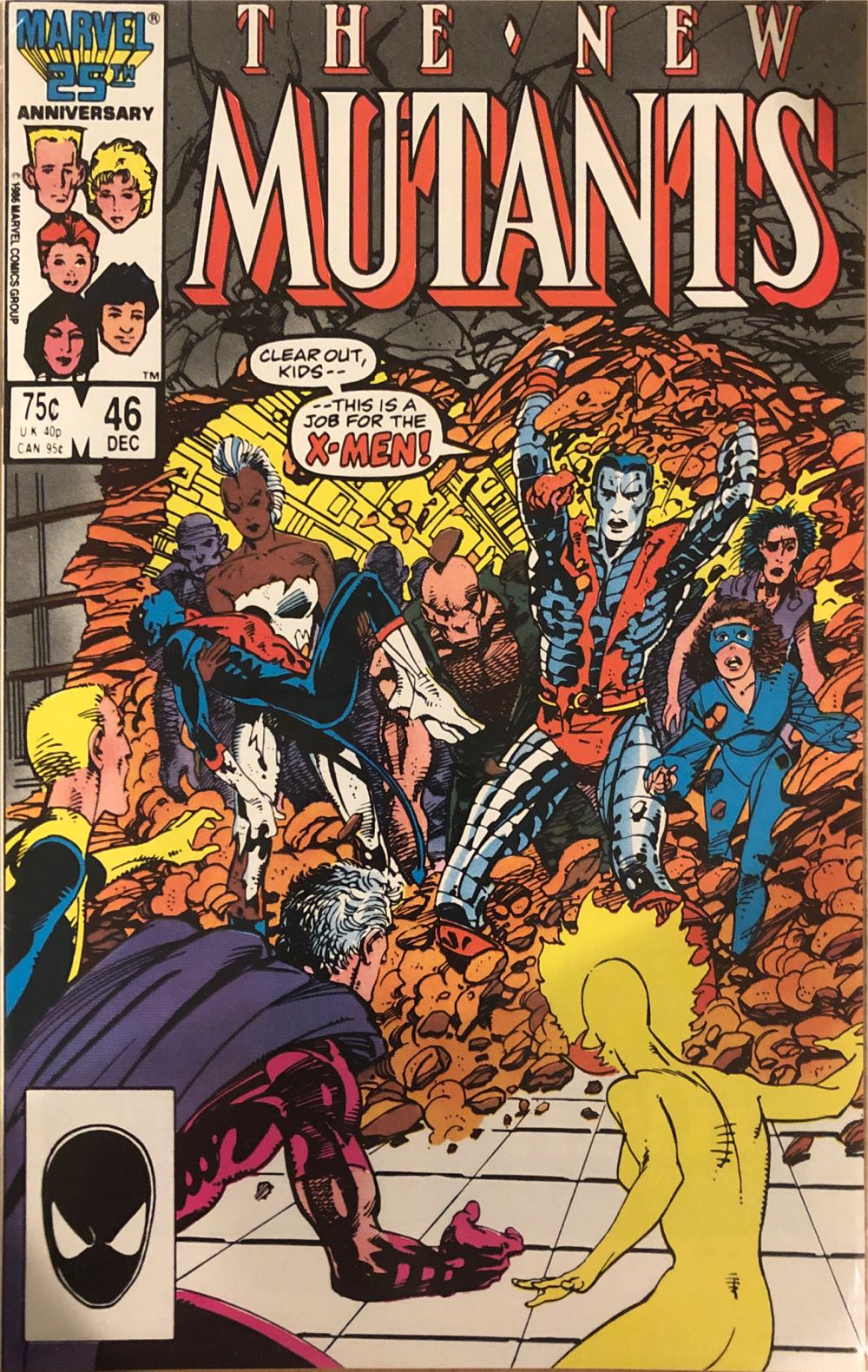 The New Mutants - Marvel Comcs (46 - Dec 1986) comic book collectible [Barcode 07148602207712] - Main Image 2