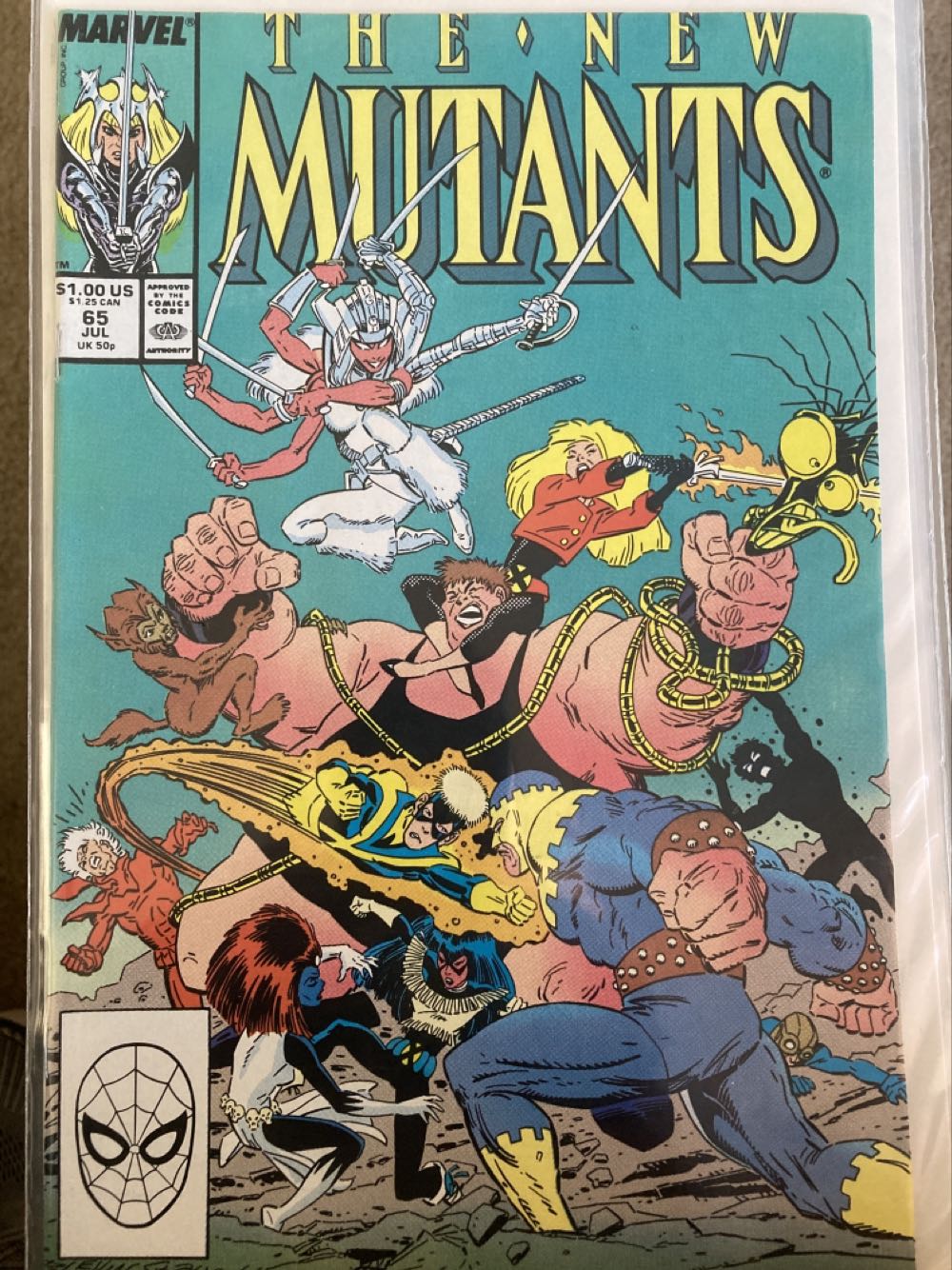 New Mutants - Marvel (65 - Jul 1988) comic book collectible - Main Image 2