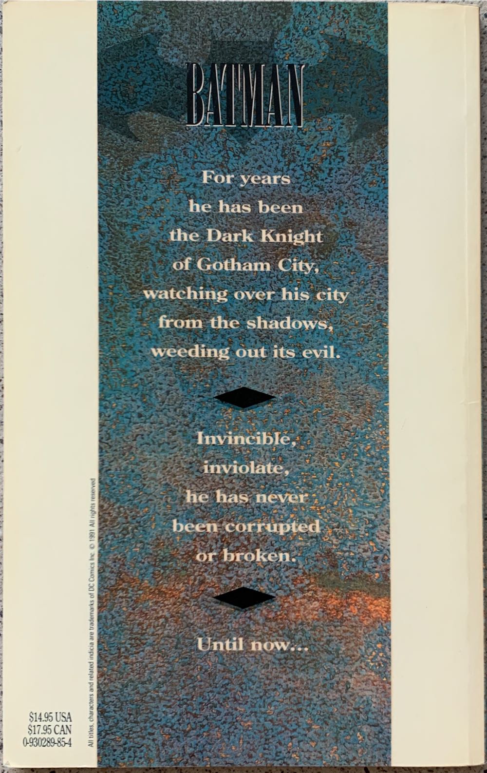 Batman: The Cult - DC Comics (Jan 1991) comic book collectible - Main Image 2