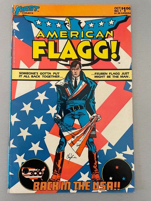 American Flagg! - First Comics (12 - 09/1984) comic book collectible - Main Image 2