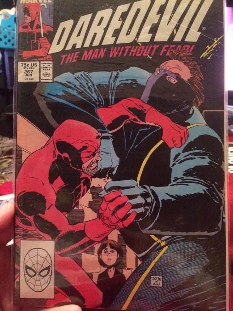 Daredevil The Man Without Fear! - Marvel Comics (267 - Jun 1989) comic book collectible - Main Image 1