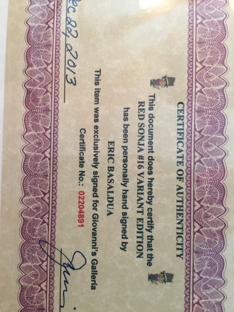 Red Sonja: She Devil With A Sword - Dynamite Entertainment (16) comic book collectible [Barcode 725130055316] - Main Image 2