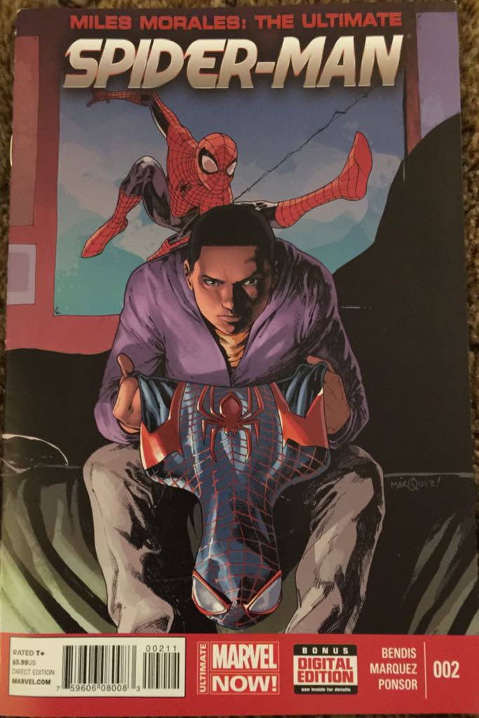 Miles Morales: The Ultimate Spider-Man - Marvel Comics Group (2 - Aug 2014) comic book collectible [Barcode 75960608008300211] - Main Image 1