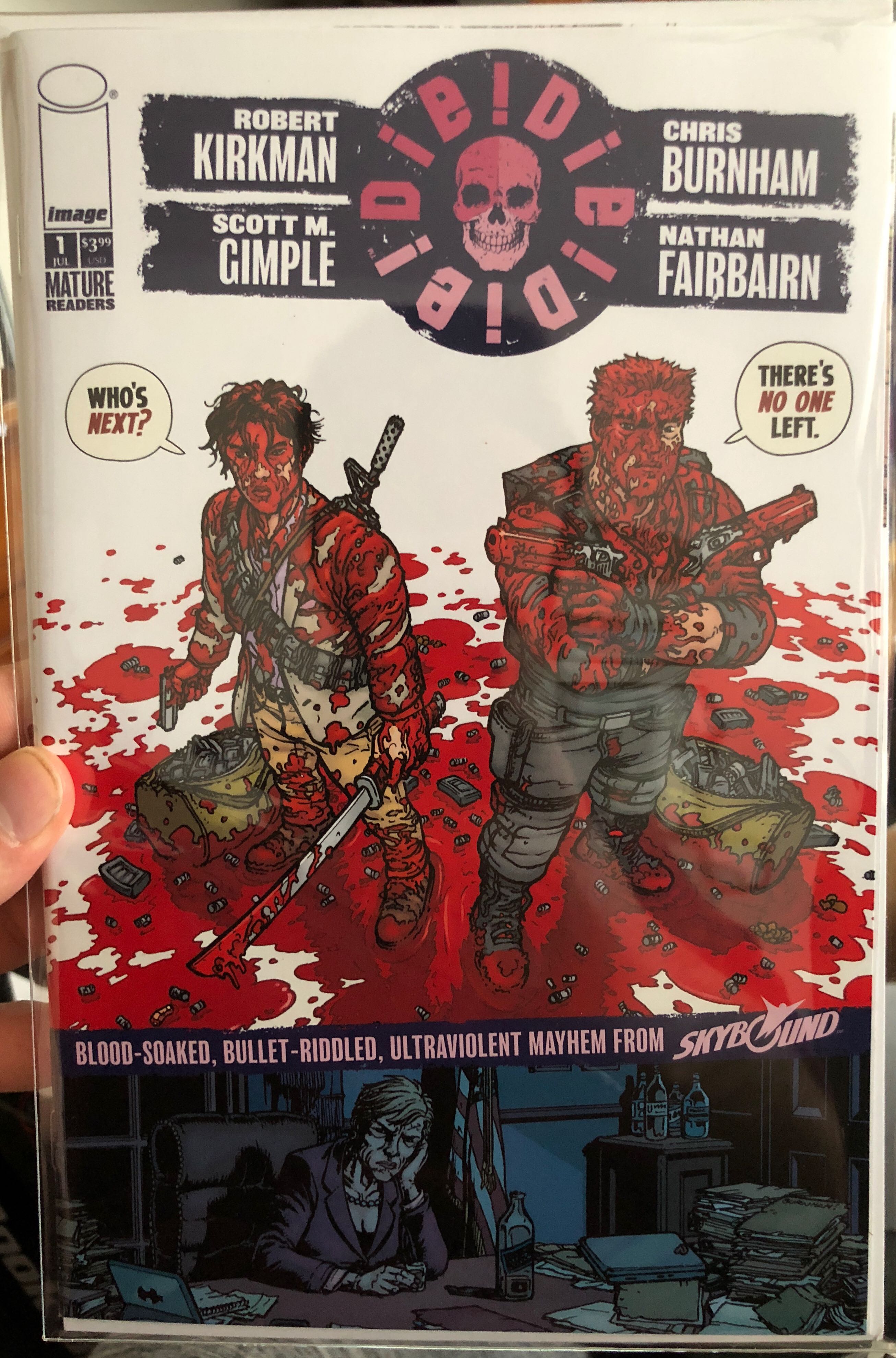 Die! Die! Die! - Image Comics (1 - Jul 2018) comic book collectible [Barcode 70985302658700111] - Main Image 1