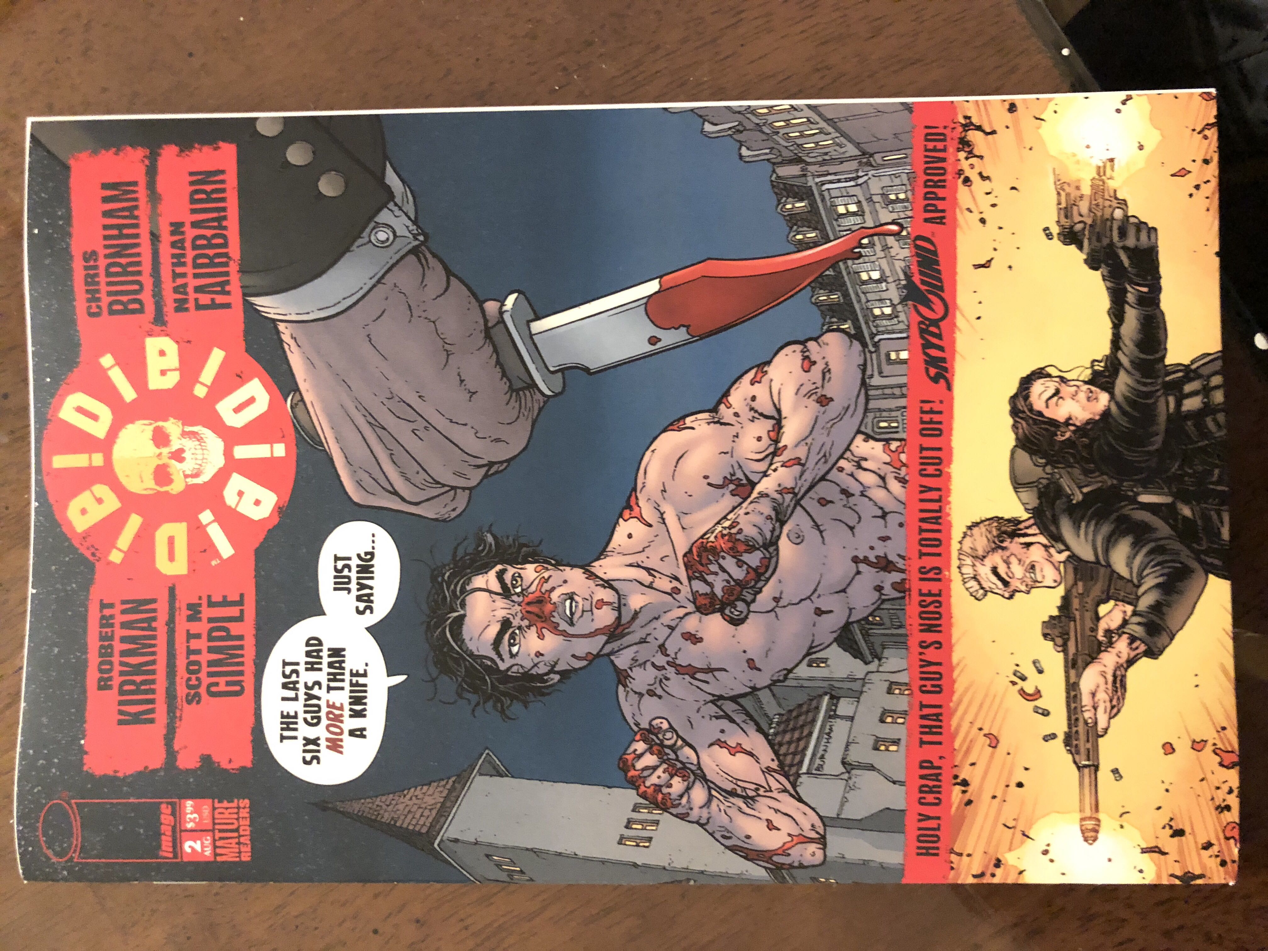 Die!Die!Die! - Image (2 - Aug 2018) comic book collectible [Barcode 70985302658700211] - Main Image 1