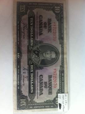 1937 $10 - Canada currency collectible - Main Image 1