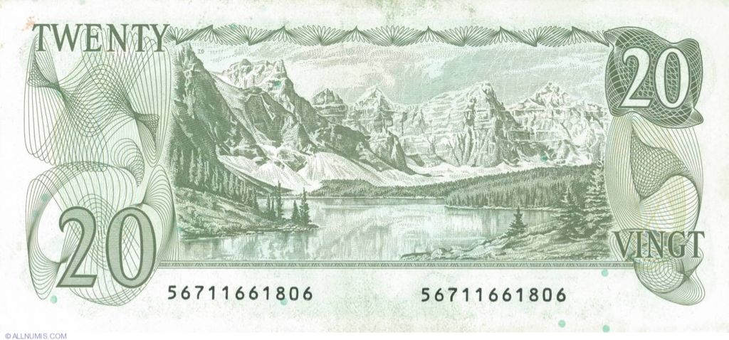 1979 $20 - Canada currency collectible - Main Image 2