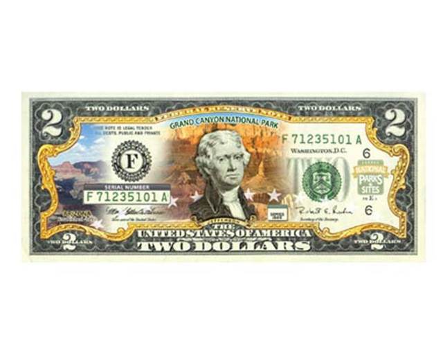 Two Dollar Bill  currency collectible - Main Image 1