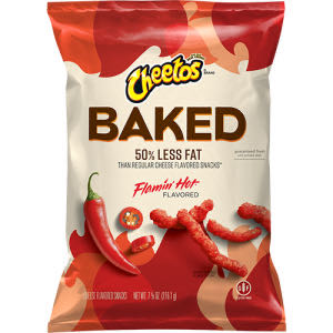 Cheetos Baked Crunchy Flaming Hot