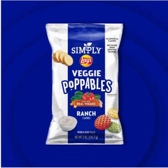 Lay’s Simply veggie Poppables Ranch