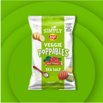Lay’s Simply Veggie Poppables Sea Salt