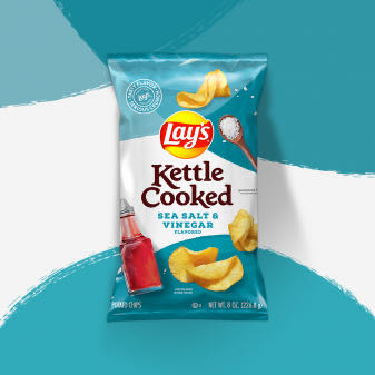 Lay’s Kettle Cooked Sea Salt & Vinegar